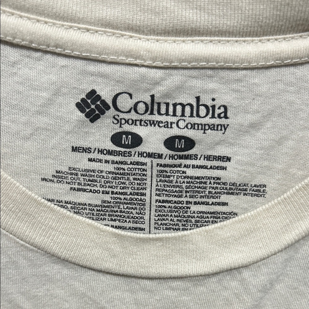Columbia Men's Off-White Mountain Graphic Tee - Picture 2 of 4
